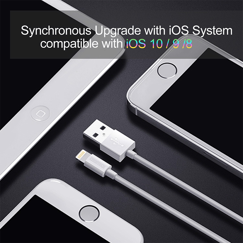 سلك شاحن تشويتيك USB الى آيفون Mfi وبطول 1.2م - ابيض