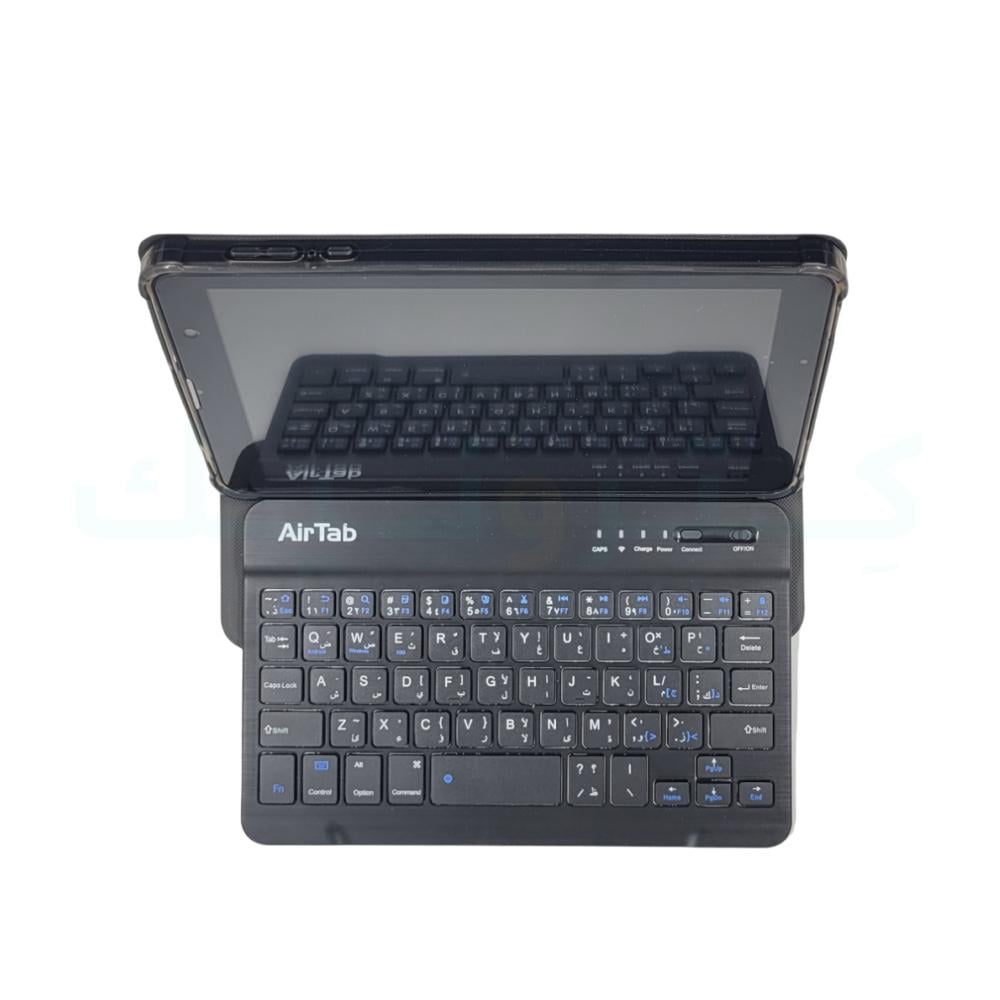 تابلت AirTab T808 مع لوحة مفاتيح شاشة 8 بوصة ذاكرة داخلية 1 تيرابايت وذاكرة وصول عشوائي 16 جيجابايت مع بطارية قوية بسعة 10,000 مللي أمبير - ذهبي 