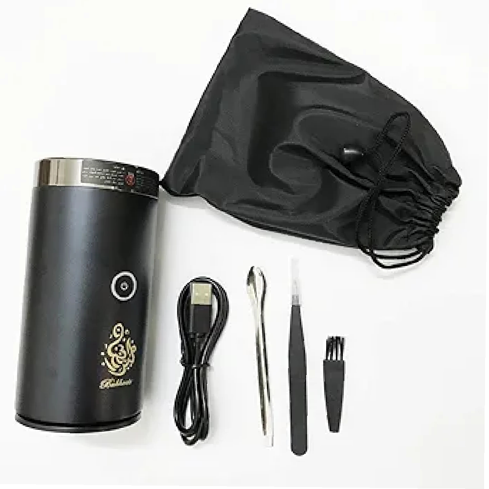 فواحة الكترونية للسيارة والمنزل usb-c اسود