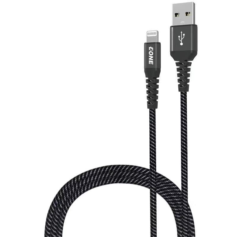 كيبل شاحن EONE USB-A للايفون نايلون مضفر