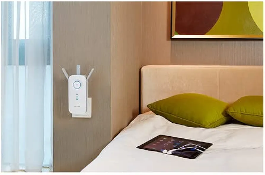 راوتر واي فاي ثنائي النطاق من AC1750 - أبيض 