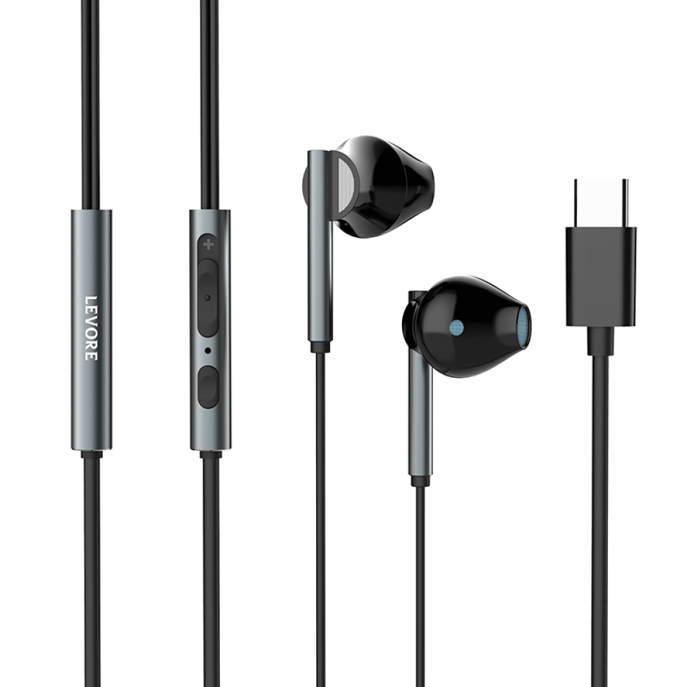 سماعة سلكية ليفوري مدخل الشاحن USB-C