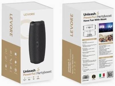 ليفوري سبيكر رياضي LSM223-BK بقوه 2.5 واط حجم وسط أسود