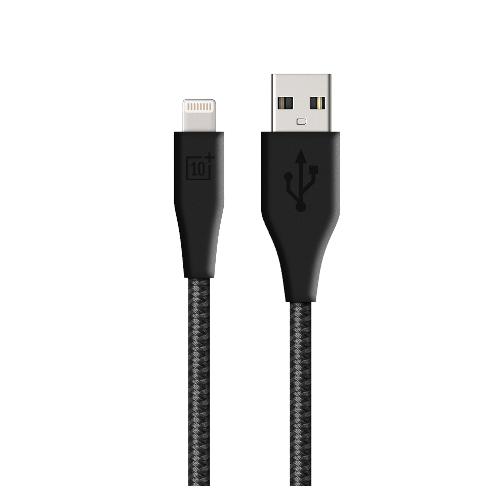 كيبل شاحن ايفون سريع USB-A  قماش مقاوم للقطع
