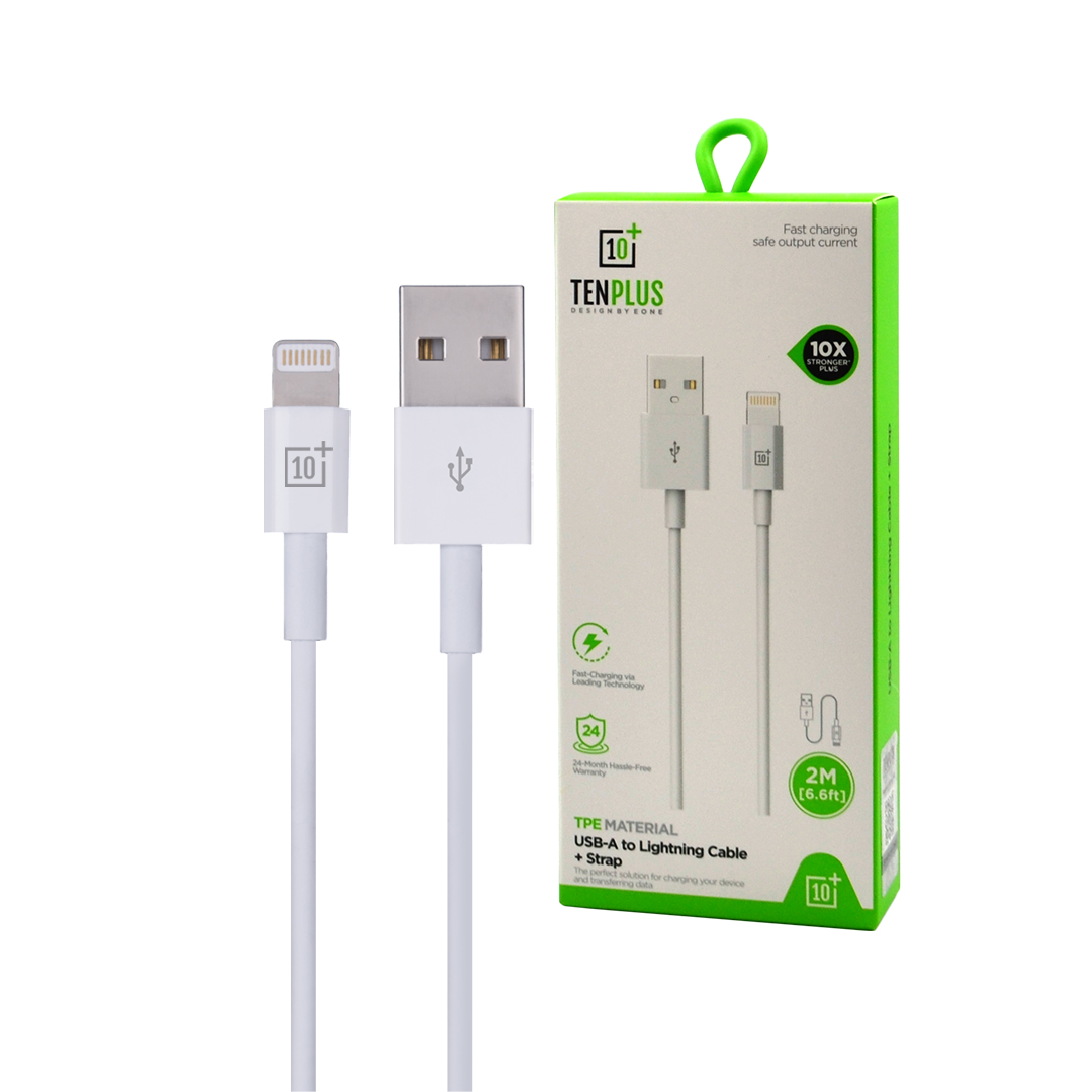 كيبل شاحن USB إلى ايفون - بلاستك TPE