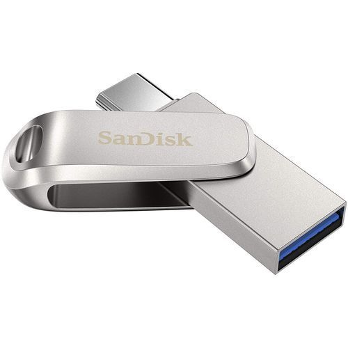 سانديسك - فلاش ميموري مدخل تايب سي الي usb مساحات متعددة (32-64-128-256-512جيجا- 1 تيرا) ذهبي