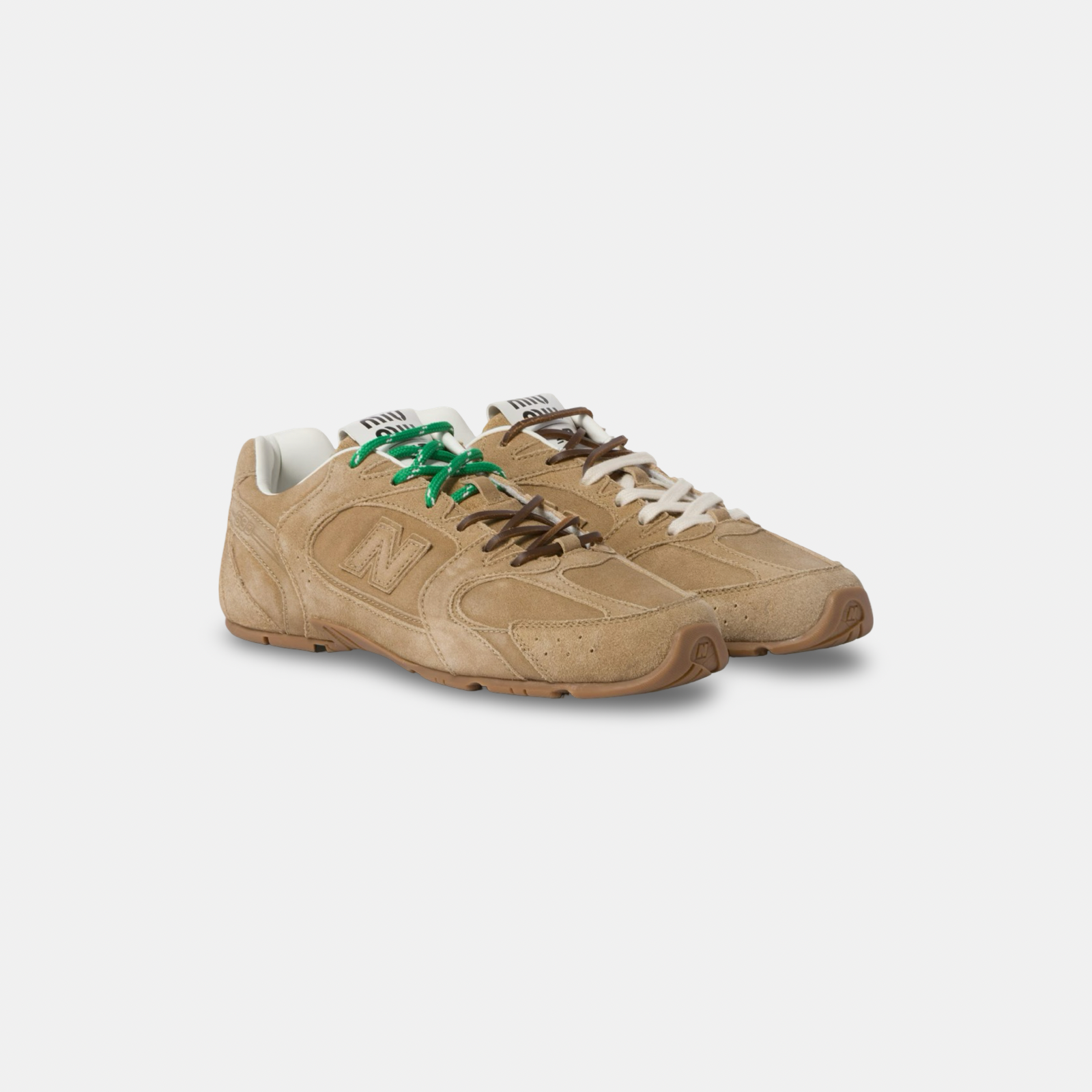  NewBalance X Miu Miu 530 SL suede sneakers ‘ECRU’ 