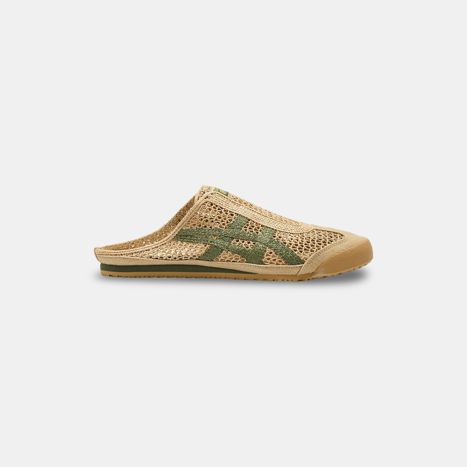  Ontisuka Tiger Mexico 66 Sabot - Beige/Green 