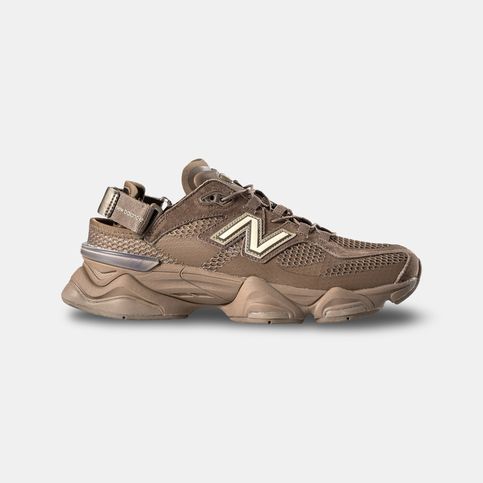  Newbalance 9060 Mule Sandal Brown 