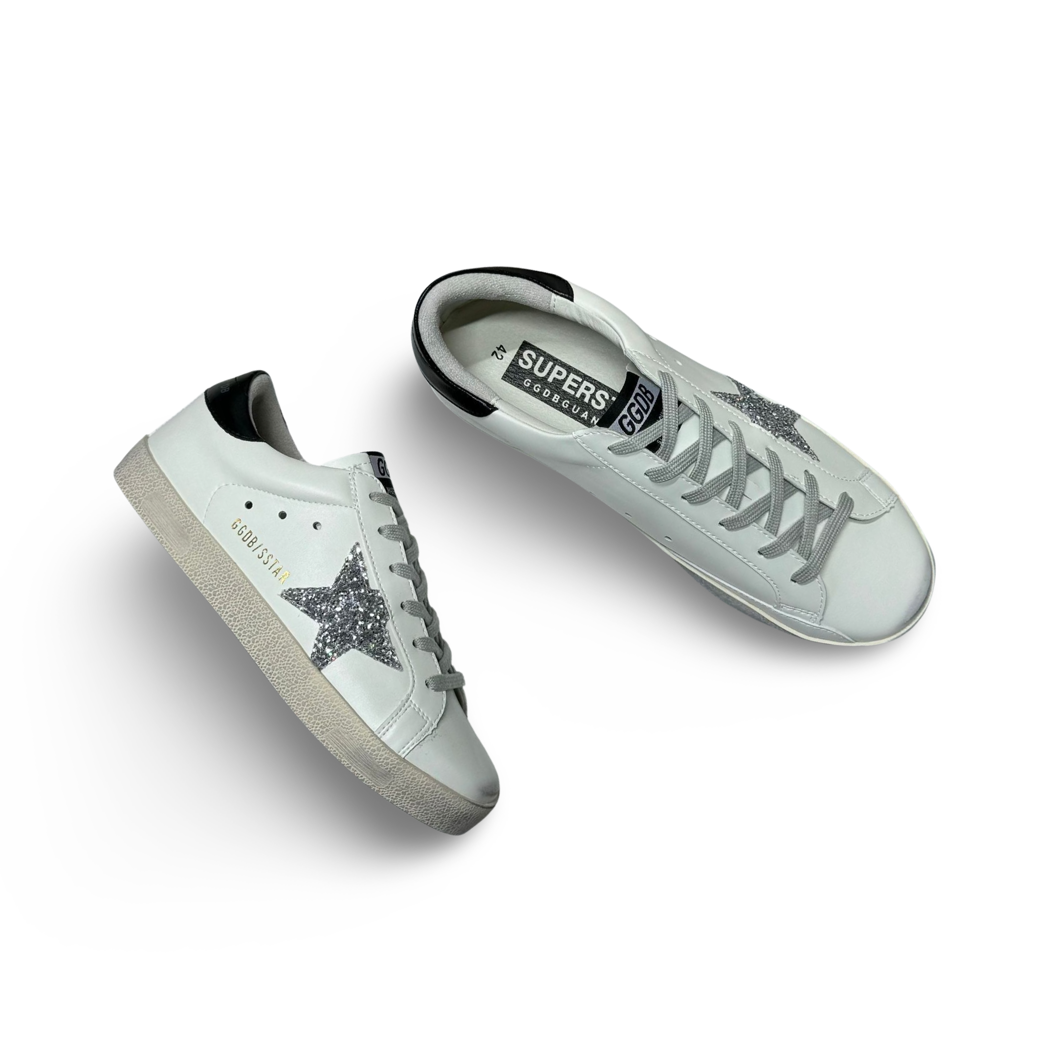  Golden Goose 'WB Silver Classic Superstar Sneakers' - PR 