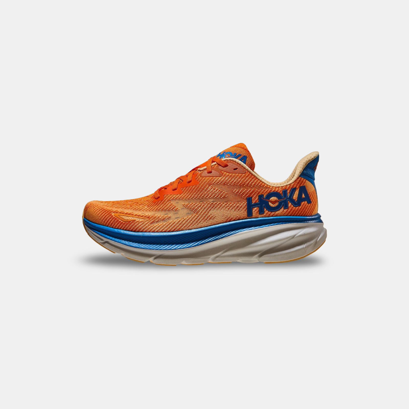 HOKA Clifton 9 'Vibrant Orange/Impala' PR 