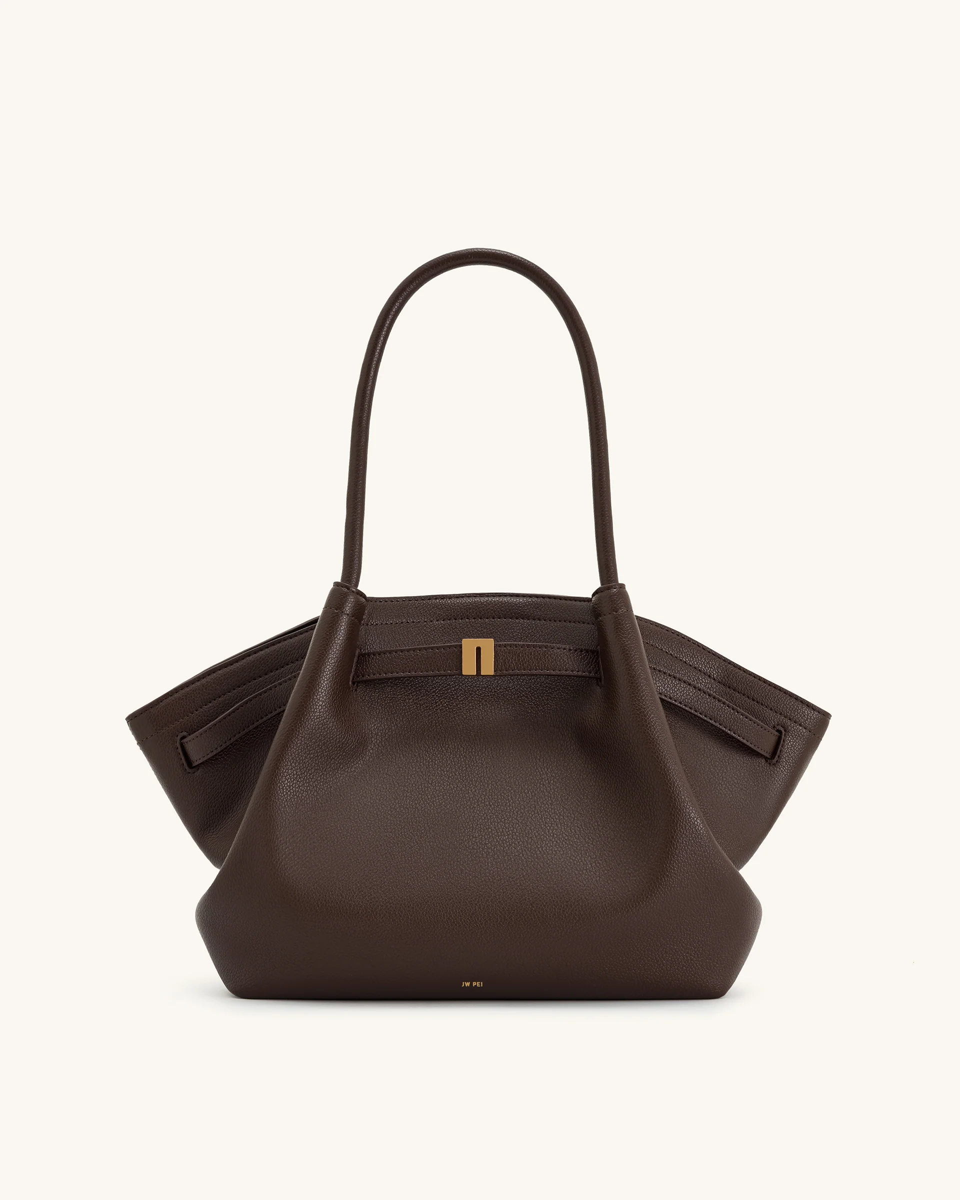 Hana Medium Faux Bag - Coffee