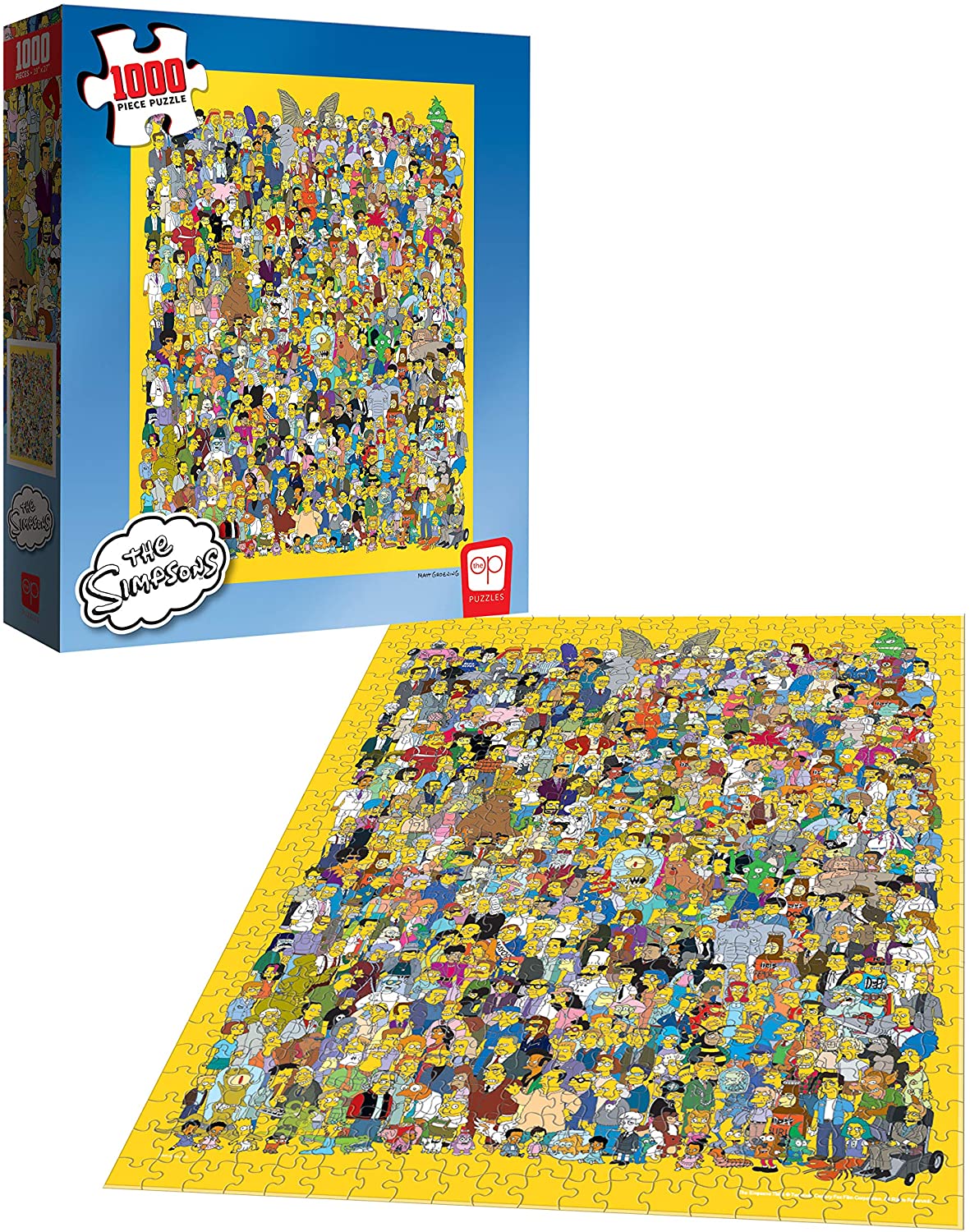 Jigsaw Puzzle: The OP - The Simpsons - Cast of Thousands (1000 Pieces)