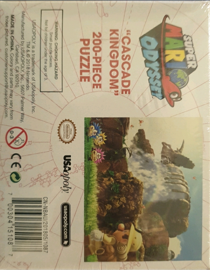 Jigsaw Puzzle: Super Mario Odyssey (200 Pieces)