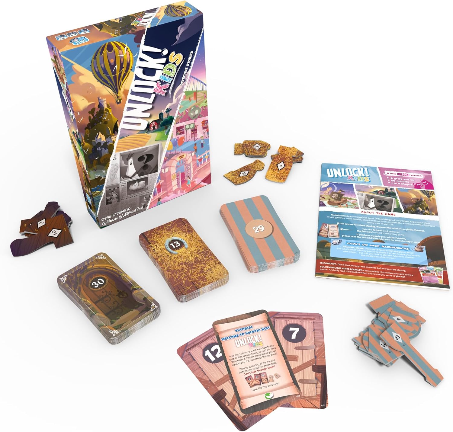 Space Cow Unlock Kids 2: Stories From the Past Card Game Ages 6+ 1-4 Pla