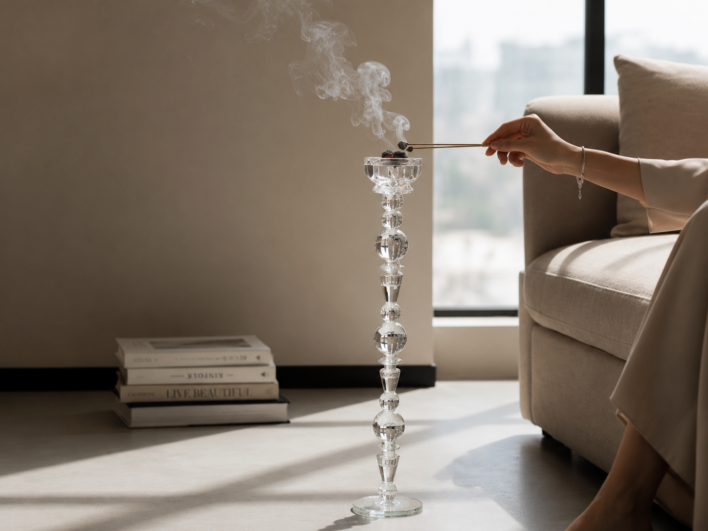  مباخر ارضيه من الكرستال الفاخر  