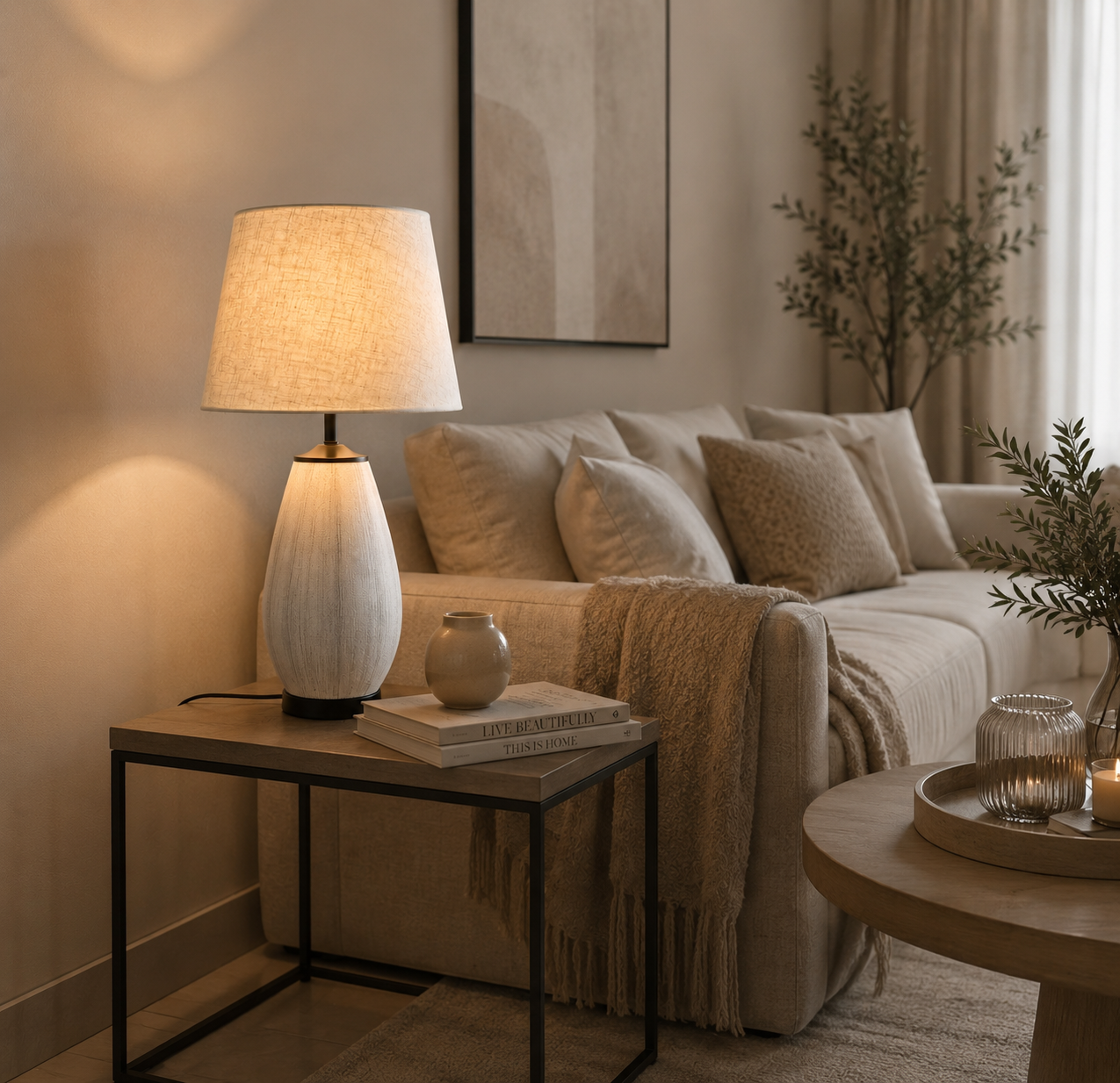  أباجورة سيراميك بيج بتصميم عصري 