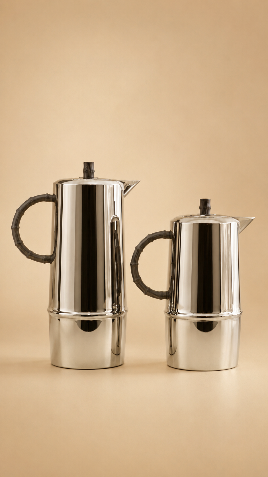  طقم ترامس ماتيلو بمقبض رمادى تصميم بامبو فضى لامع 0.7L+1.0L 