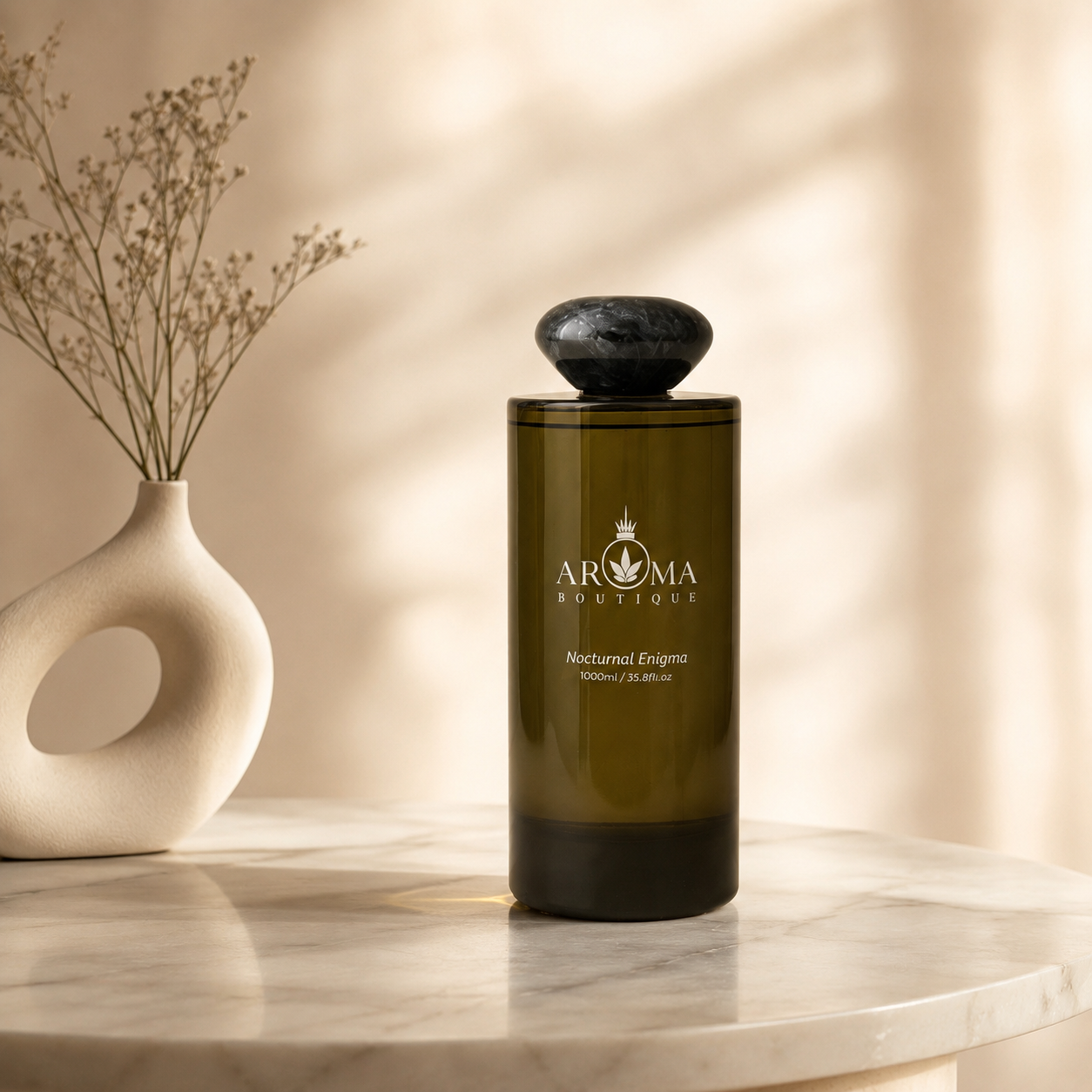  دفيوزر أعواد فاخر 1500 مل – معطر منزلي بتصميم زجاجي 