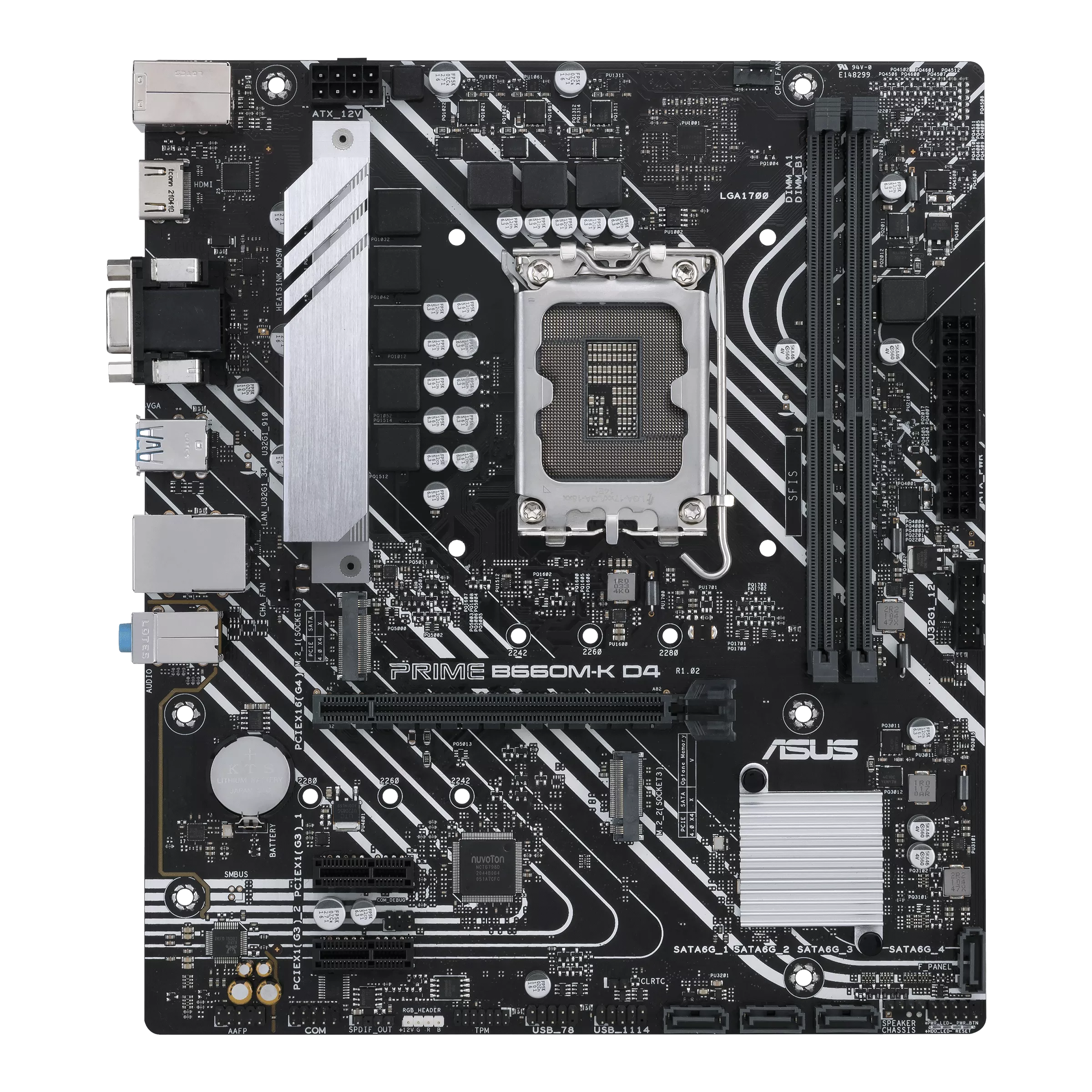 asus prime b660m-k d4
