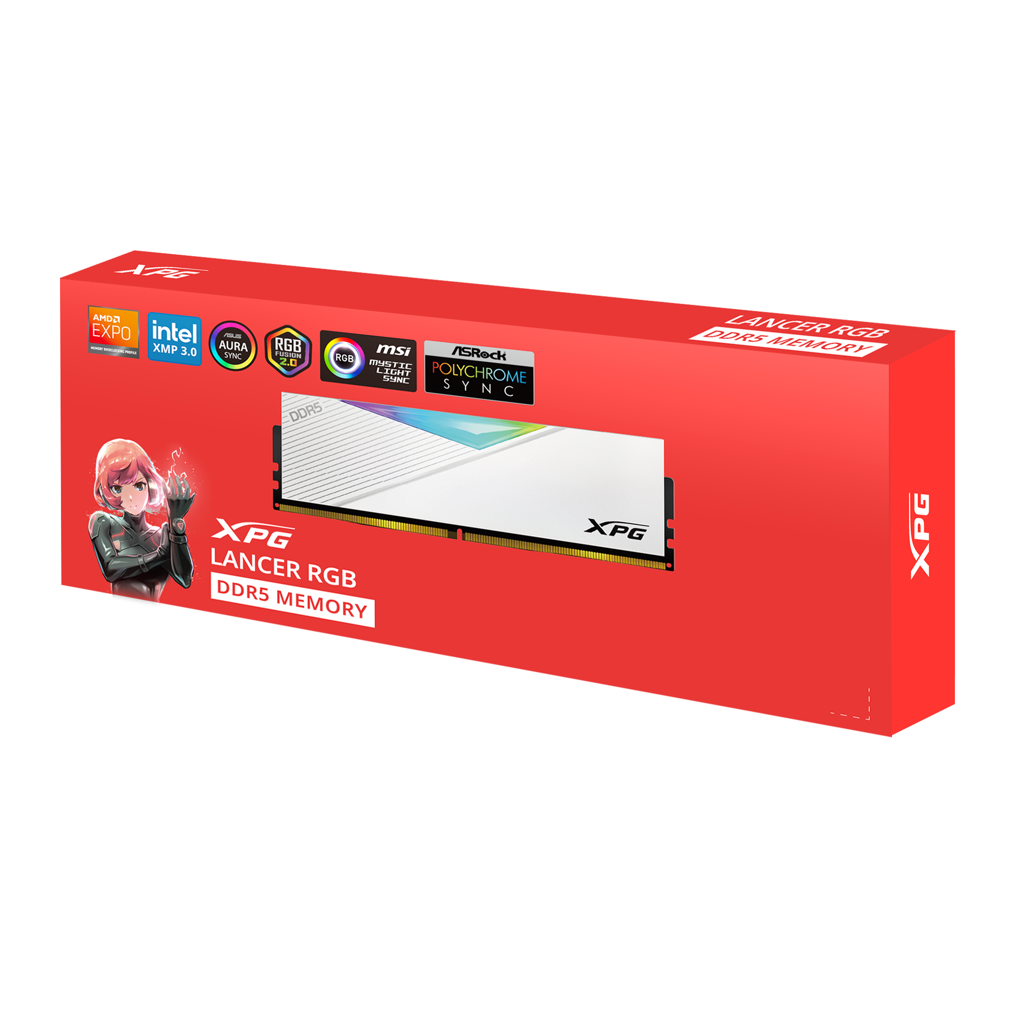 xpg lancer ddr5 5200mhz 32gb white