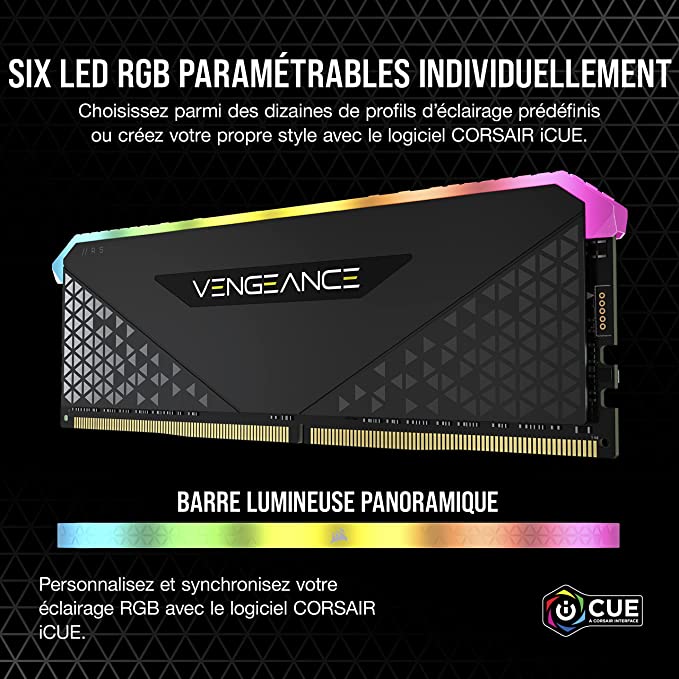 CORSAIR VENGEANCE RGB RS 16GB موقع جي ان ام | GNM