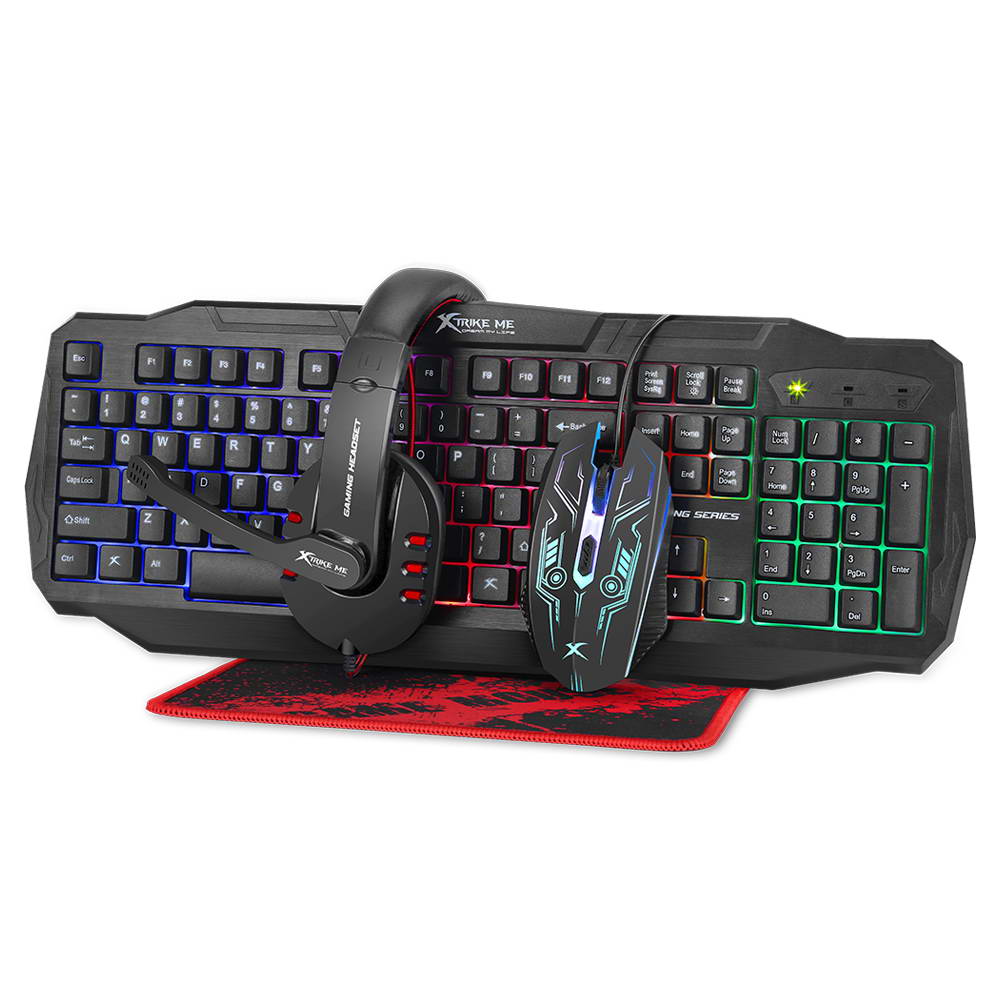 Xtreme Keyboard and Mouse combo 4-1 كومبو ماوس وكيبورد 4 في 1
