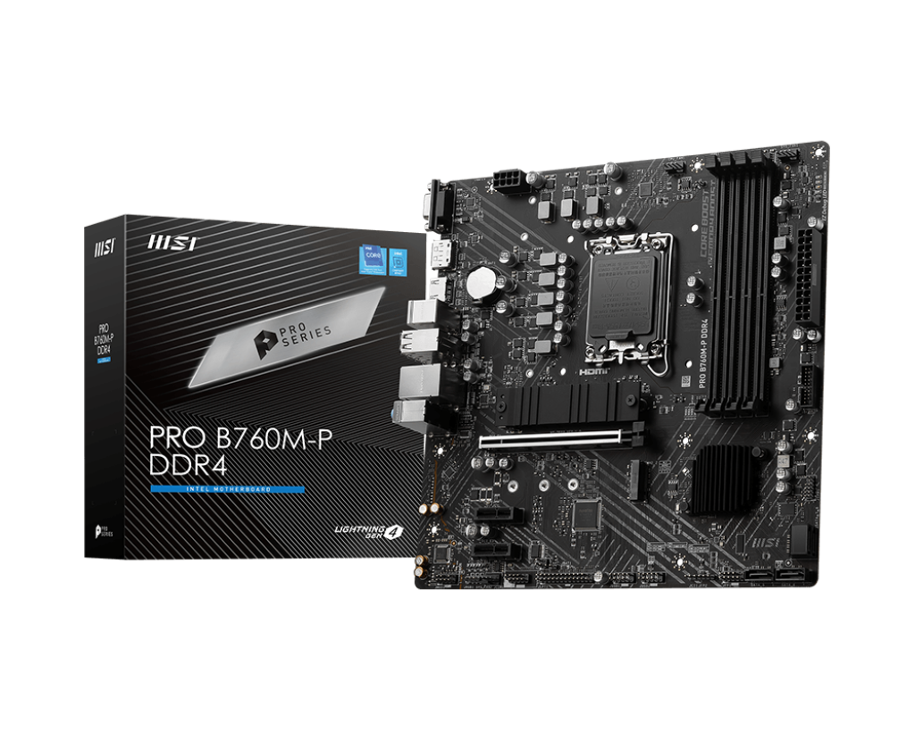 msi pro b760m p ddr4