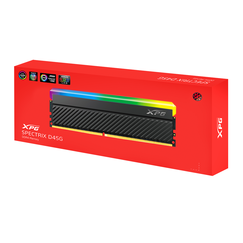 ADATA XPG GAMMİX D45G RGB DDR4 3600MHz 8gb رام اداتا 8 قيقابايت ار جي