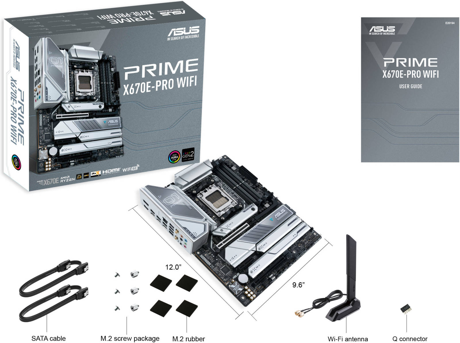 لوحة ام اسوس برايم - Asus MB PRIME X670E-PRO WIFI موقع جي ان ام | GNM