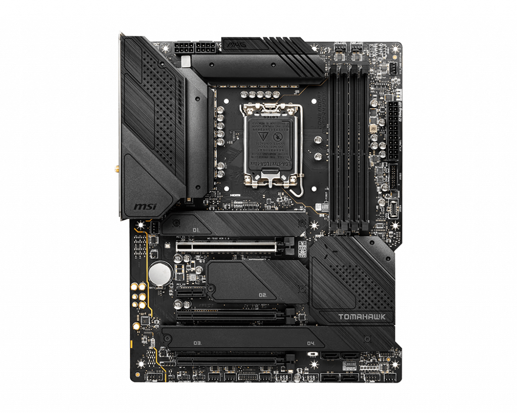 MSI MOTHERBOARD MAG Z690 TOMAHAWK DDR4 WITH WIFI مذربورد ام اس اي ماق زي ٦٩٠ مع واي فاي