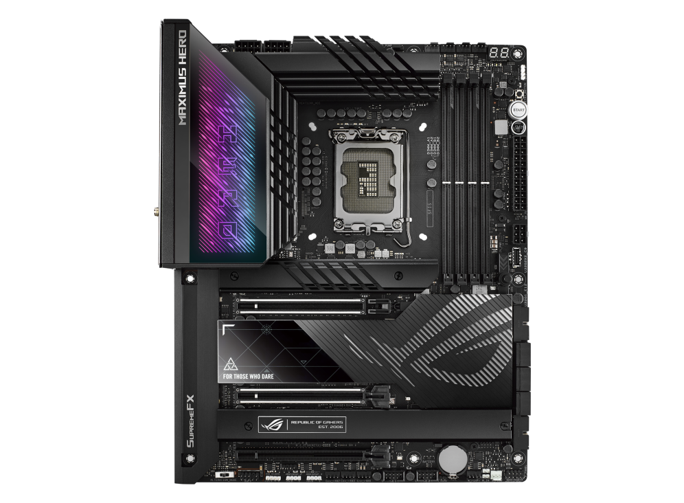 ASUS ROG MAXIMUS Z790 HERO مذربورد اسوس روجستيرك هيرو موقع جي ان ام