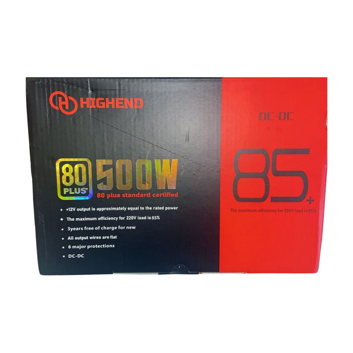 power supply 500w 80 plus he500