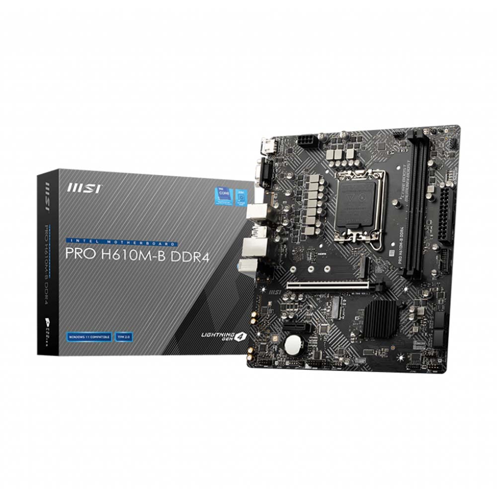 MSI MB PRO H610M-B DDR4 مذربورد ام اس اي  موقع جي ان ام GNM