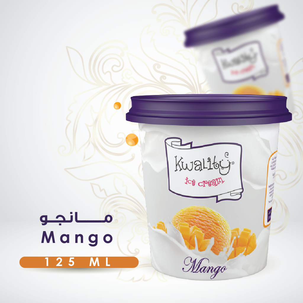 آيس كريم كاسة مانجو 24حبة- Mango Cup 24Pc - 125 ML