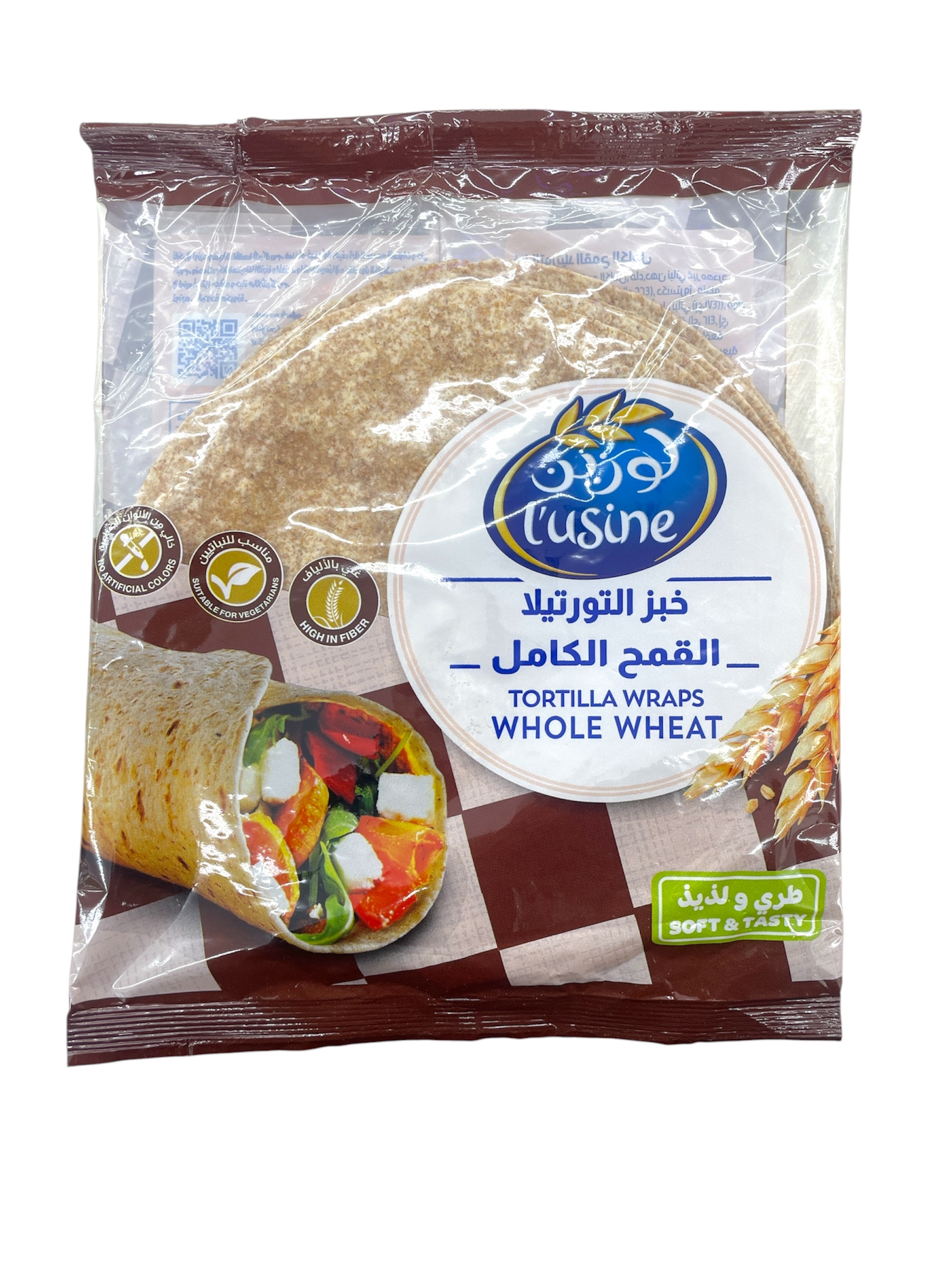  التورتيلا اسمر لوزين 6 قطع 