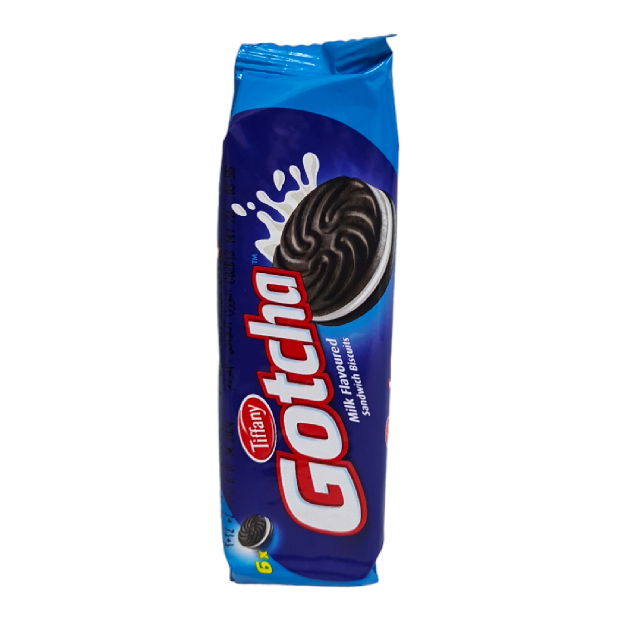  Gotcha milk flavoured sandwich biscuits 6 psc 