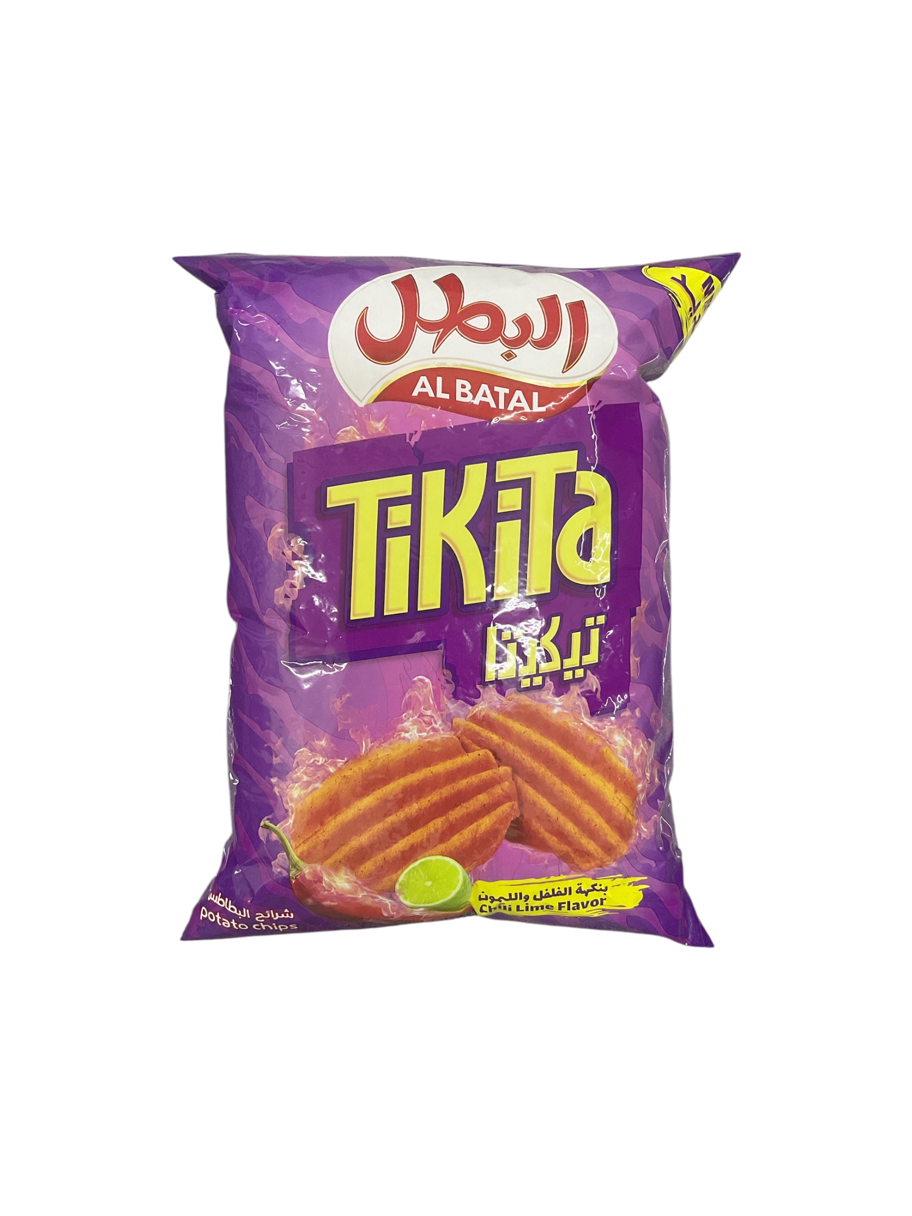  شبس البطل تيكيتا بنكهة الفلفل والليمون 155جم 
