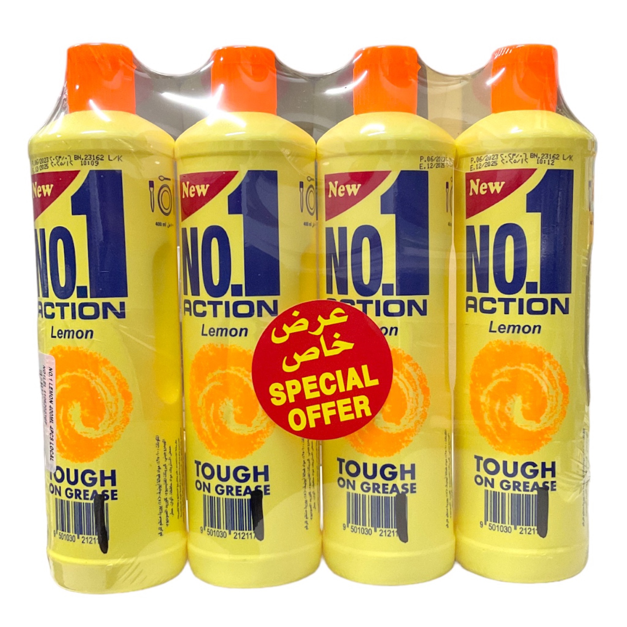  no.1 action lemon 400ml *4pcs 