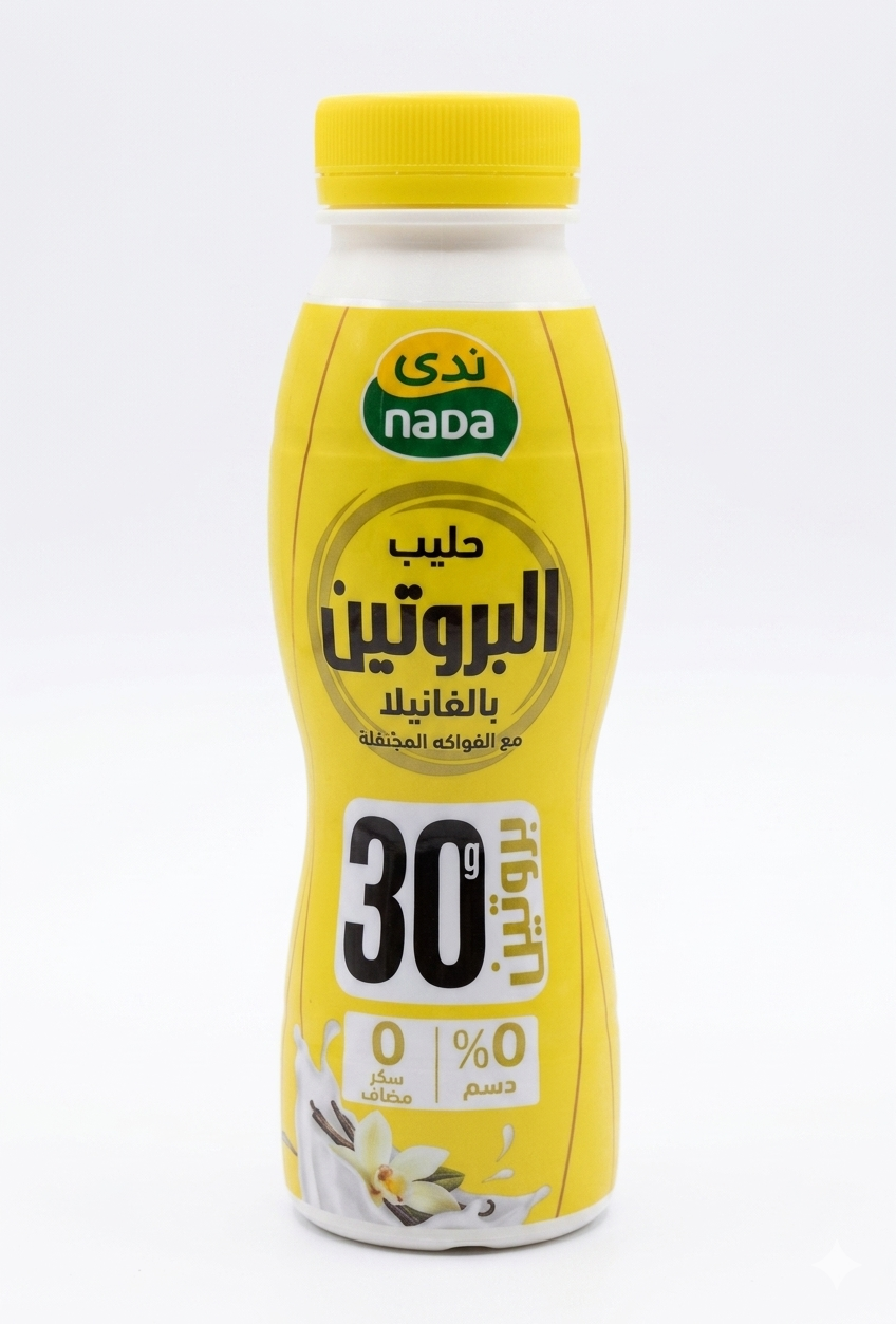  حليب بروتين بالفانيلا ندى 320مل 