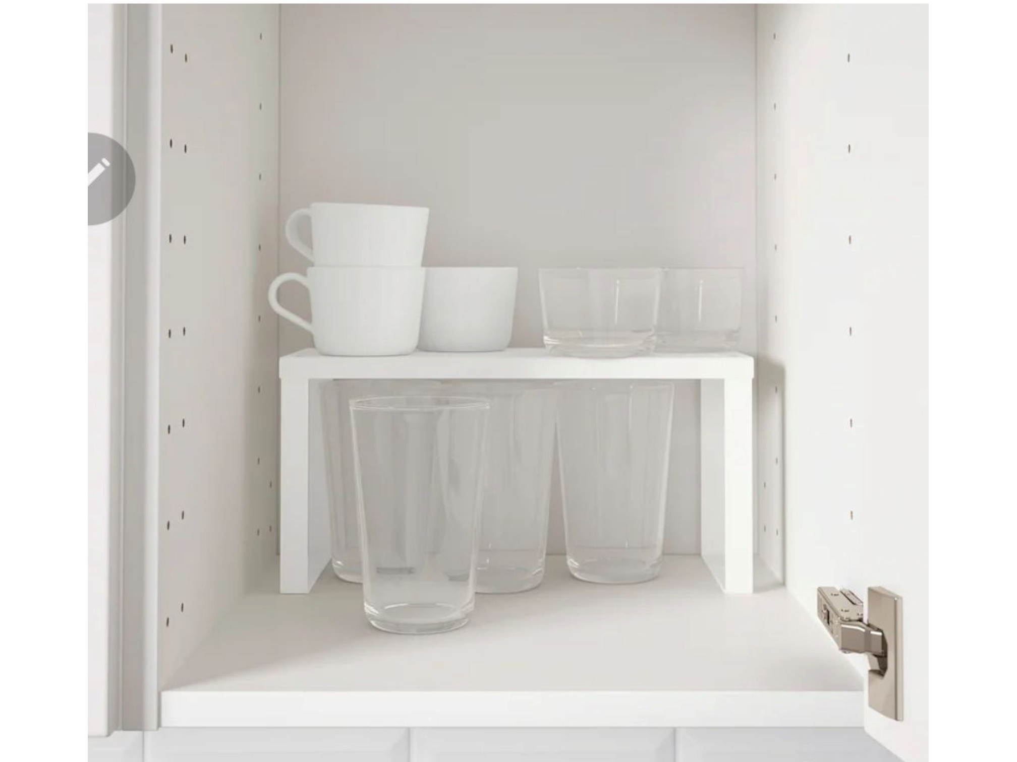  Shelf insert, white,&nbsp;32x13x16 cm 