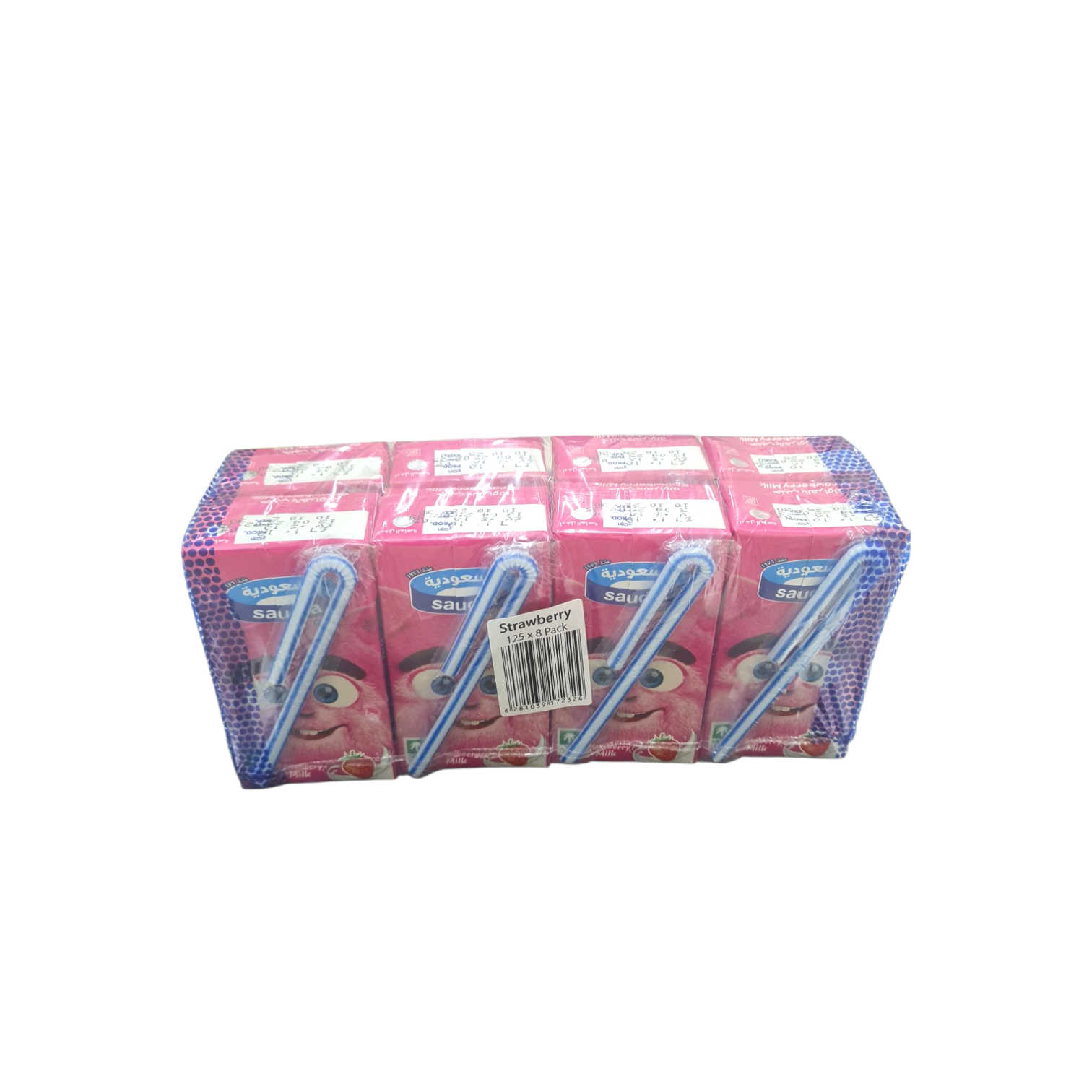  حليب بالفراوله السعوديه 125مل *8 علب 