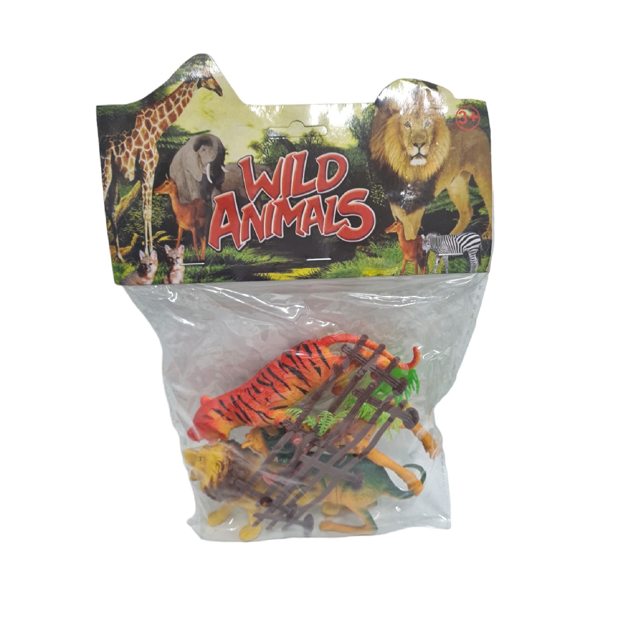  Jungle animal doll set 