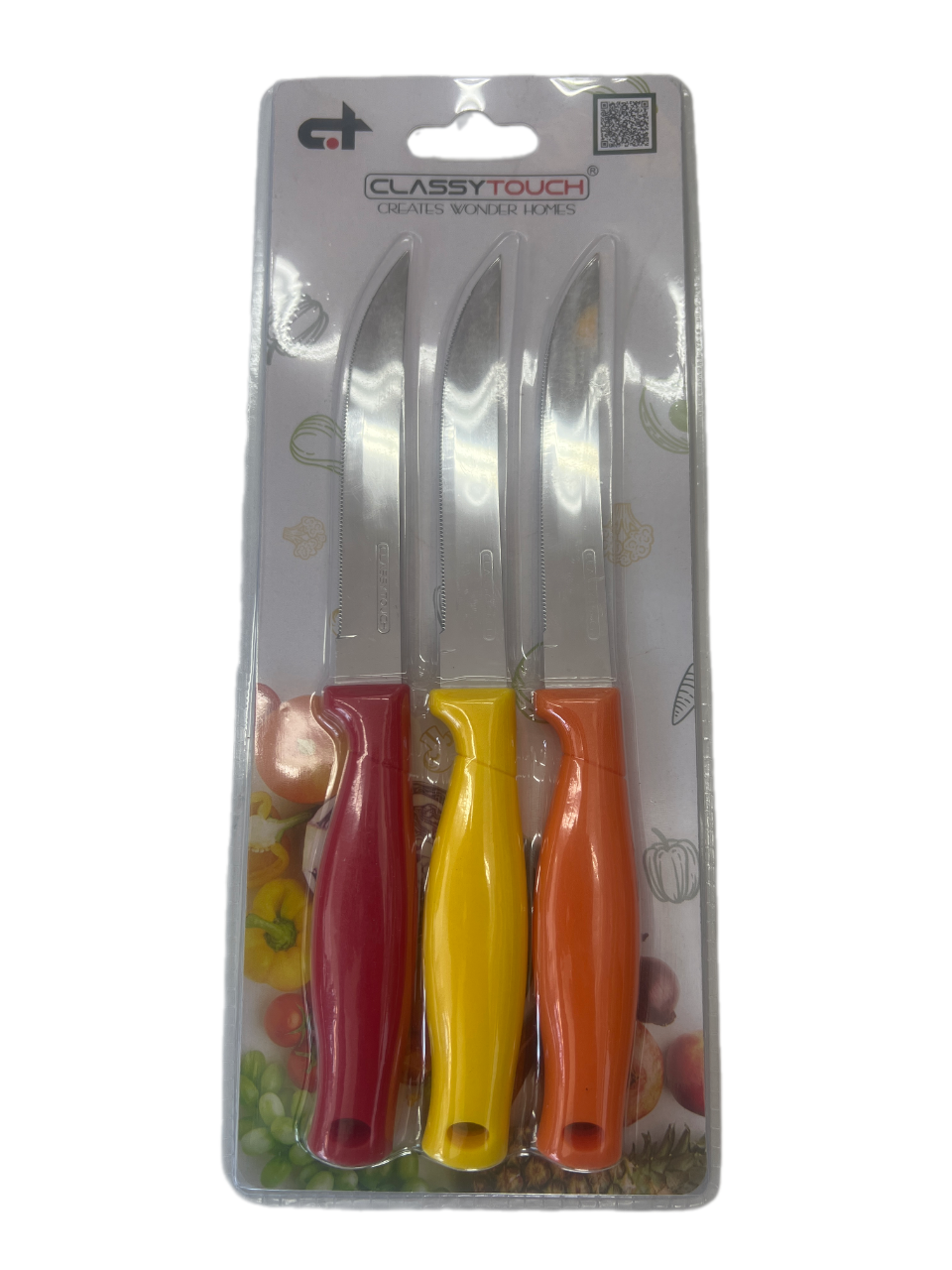  Kitchen knives classy touch 3pcs 
