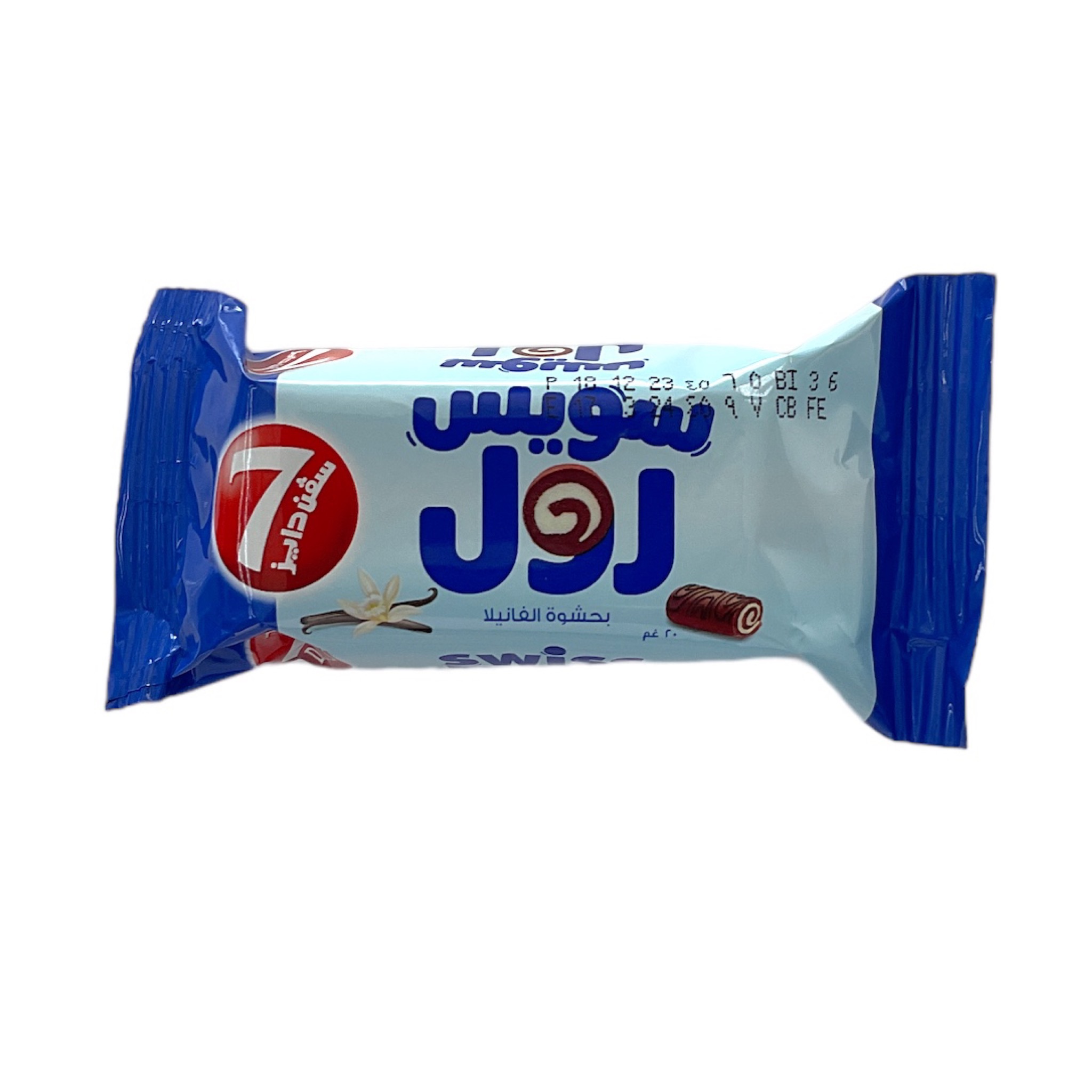  سويس رول كيك الفانيلا سفن دايز 20جم 