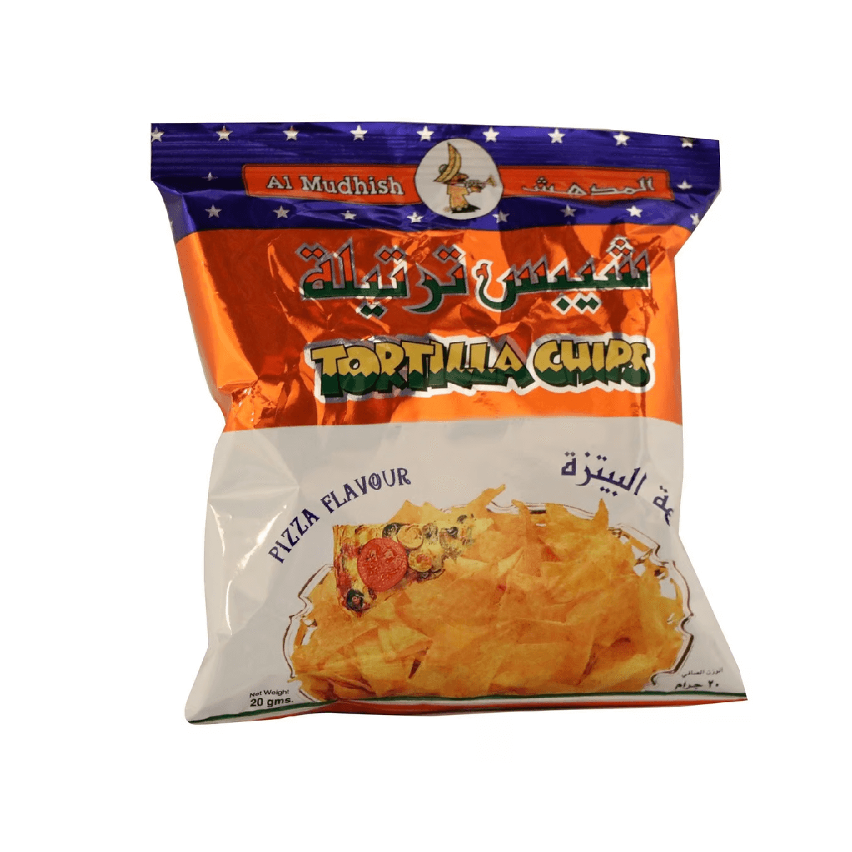  Al Mudhish Tortilla Chips Pizza Flavour 20g 