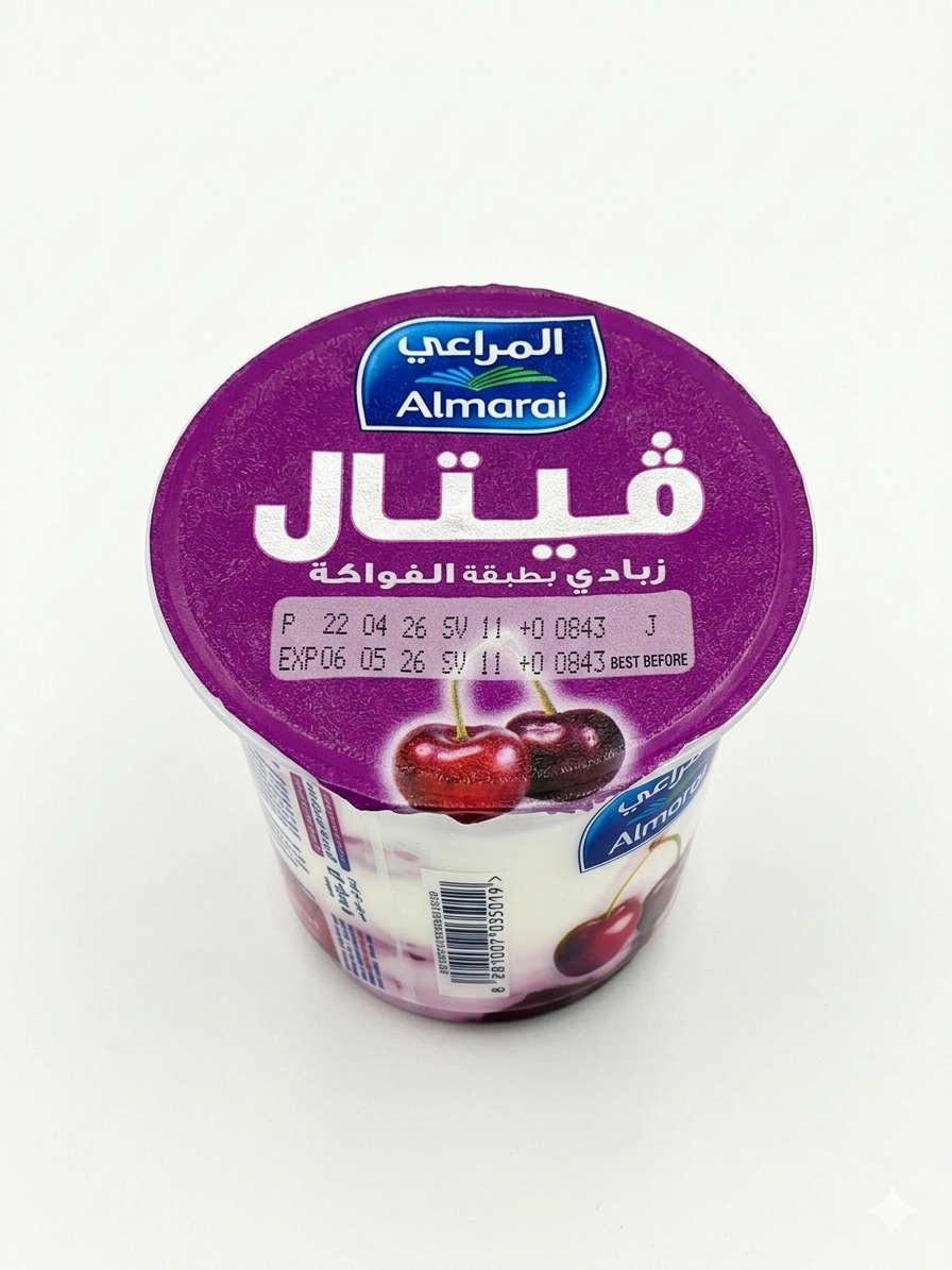 Almarai vital layered fruit yogurt 140g 