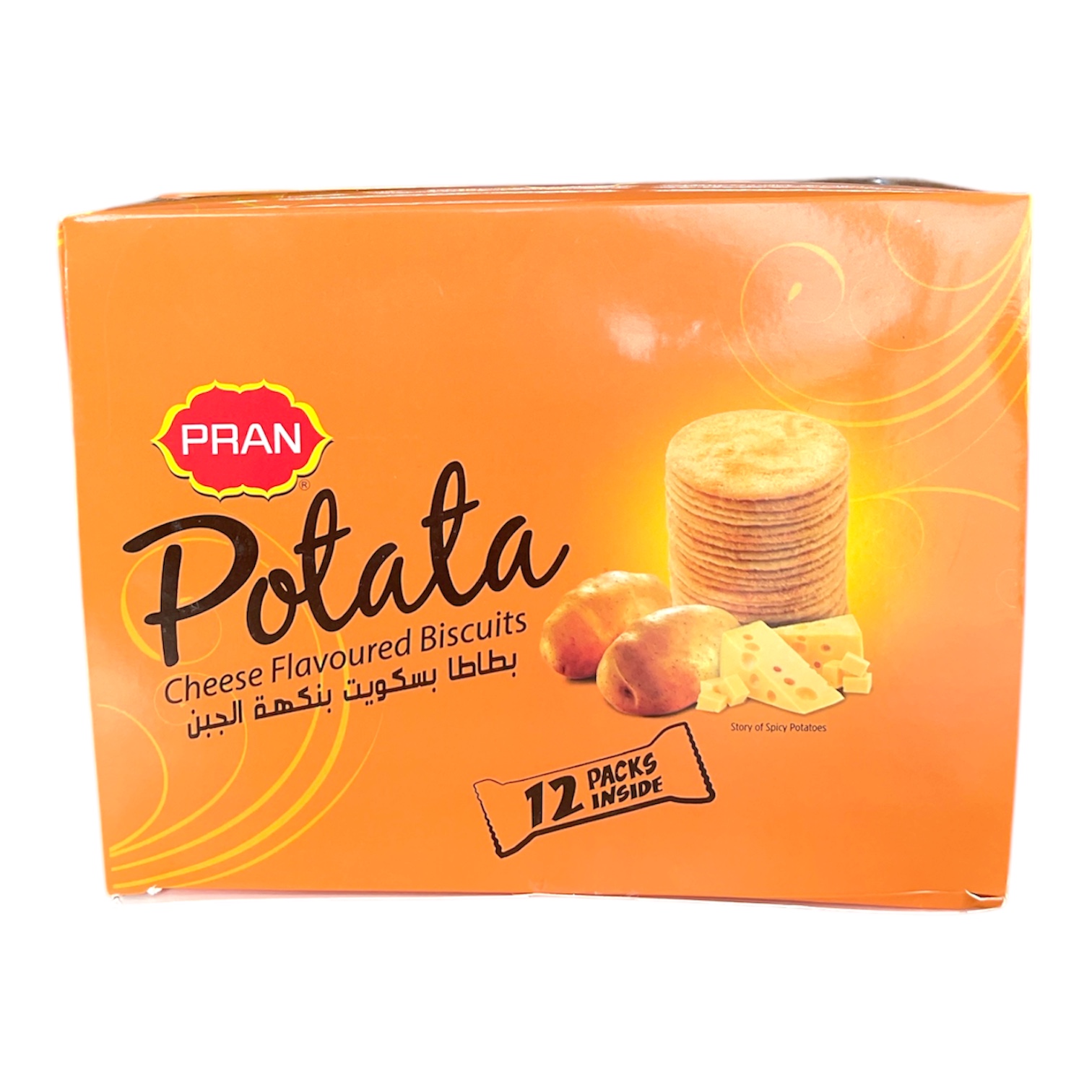  Pran potato cheese flavoured biscuits 12pc 