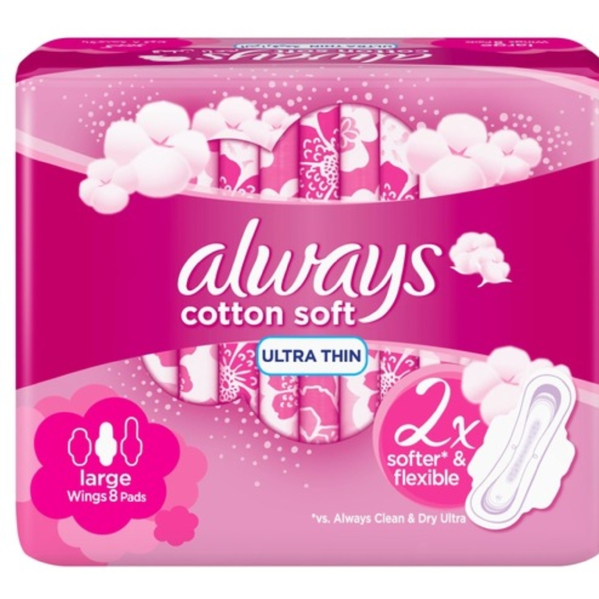  always soft cotto 30 pads 