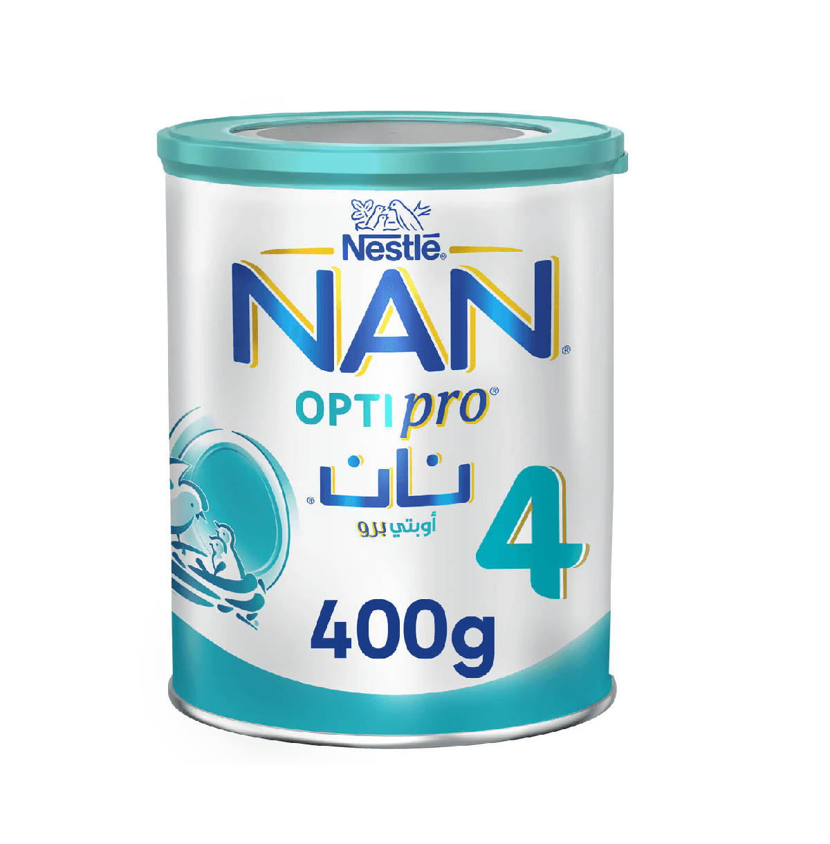 ننستلة نان اوبتي برو رقم4 حليب اطفال من 3 الى 6 سنوات 400 جم 